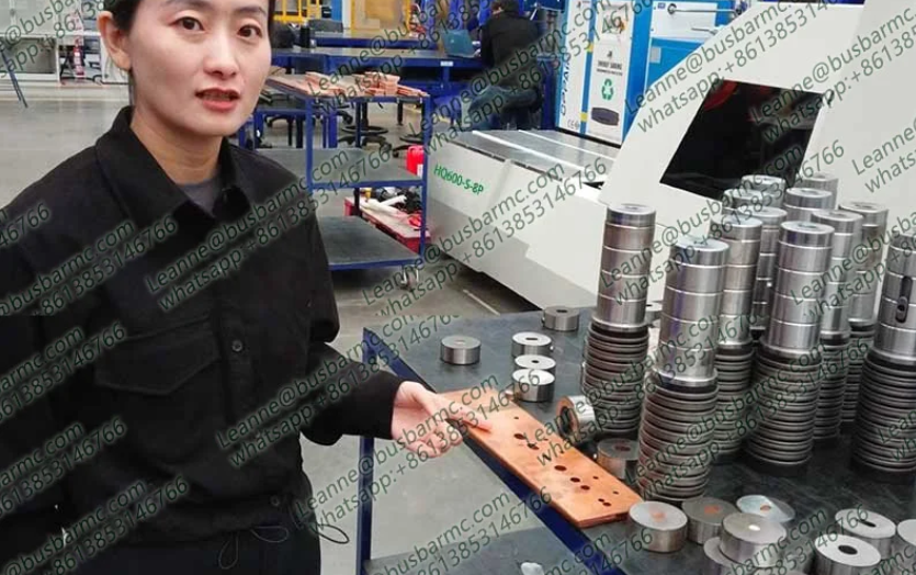 銅排裁切與加工機
