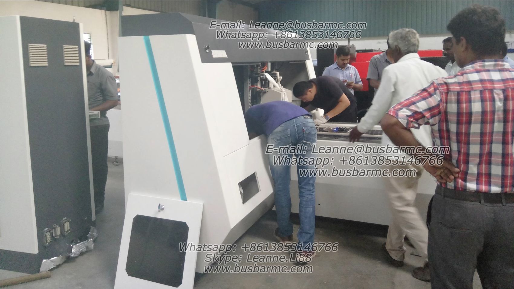CNC 匯流排沖孔機_08